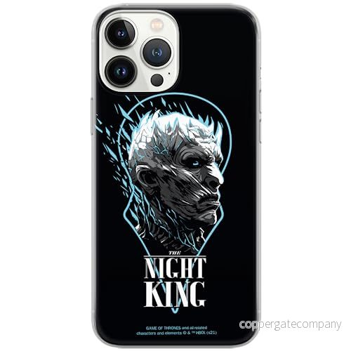 ERT GROUP mobiltelefonfodral för Iphone 13 PRO MAX originalt och officiellt licensierat Game of Thrones mönster 001 Vit optimalt anpassad, fodral tillverkad av TPU plast 5903932871005