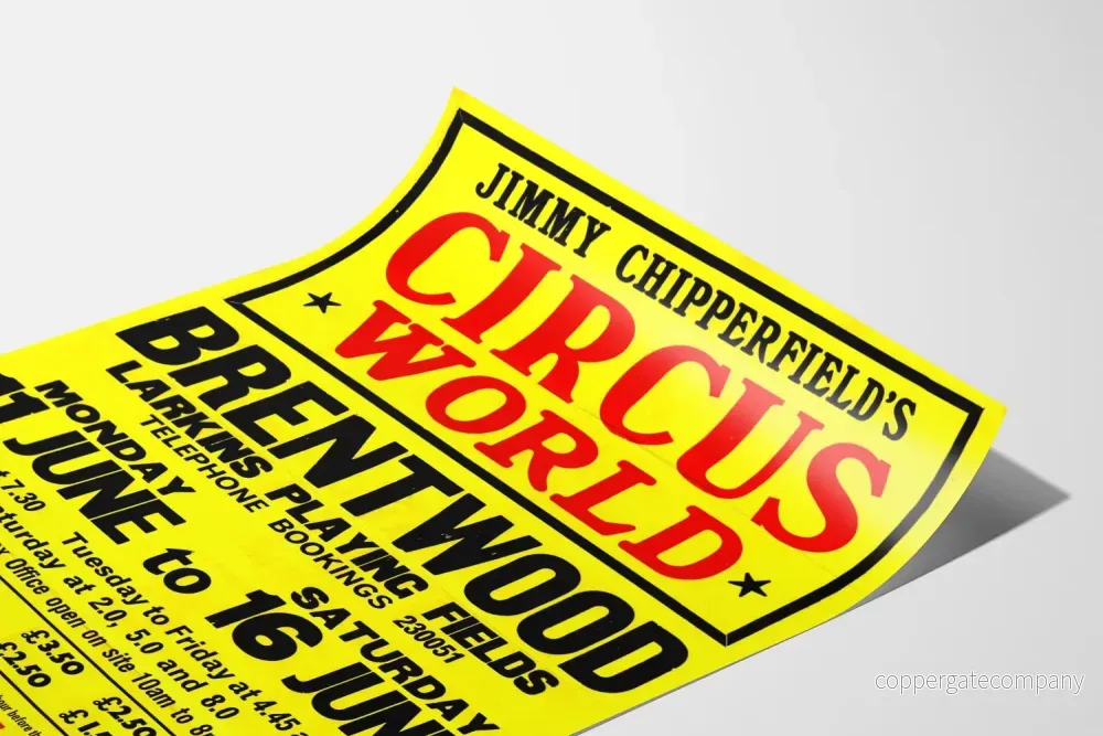 Vintageaffisch Circus World - Jimmy Chipperfield i Brentwood - Bild 3