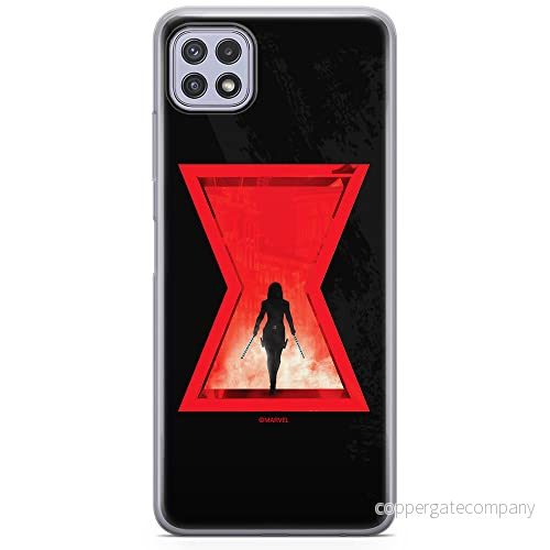 ERT GROUP mobiltelefonfodral för Samsung A22 5G originalt och officiellt licensierat Marvel mönster Black Widow 009 optimalt anpassad till formen på mobiltelefonen, fodral tillverkad av TPU plast 5903932803976