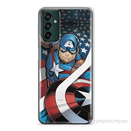 ERT GROUP mobiltelefonfodral för Samsung M13 4G originalt och officiellt licensierat Marvel mönster Captain America 004 optimalt anpassad till formen på mobiltelefonen, fodral tillverkad av TPU plast 5905511320072