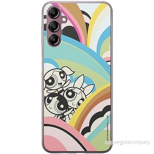 ERT GROUP mobiltelefonfodral för Samsung A14 4G/5G originalt och officiellt licensierat The Powerpuff Girls mönster 018 optimalt anpassad till formen på mobiltelefonen, fodral tillverkad av TPU plast 5905511966256