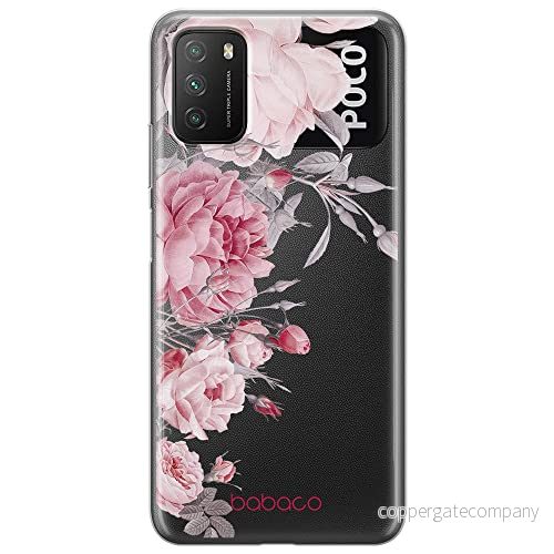 ERT GROUP mobiltelefonfodral för Xiaomi REDMI 9T/ POCO M3 originalt och officiellt licensierat Babaco mönster Flowers 059 optimalt anpassad till formen på mobiltelefonen, gedeeltelijk transparant 5905131373793