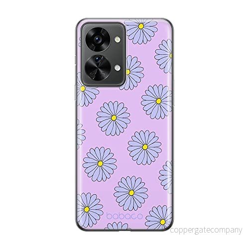 ERT GROUP mobiltelefonfodral för Oneplus NORD 2T 5G originalt och officiellt licensierat Babaco mönster Flowers 021 optimalt anpassad till formen på mobiltelefonen, fodral tillverkad av TPU plast 5905511270797