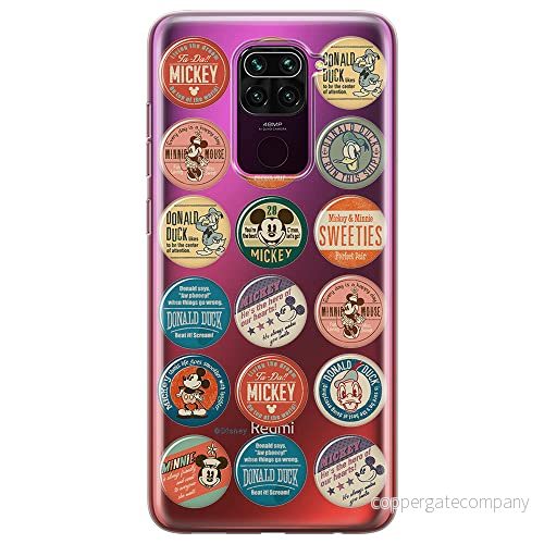 ERT GROUP mobiltelefonfodral för Xiaomi REDMI NOTE 9 originalt och officiellt licensierat Disney mönster Mickey & Friends 003 optimalt anpassad till formen på mobiltelefonen, gedeeltelijk transparant 5903040328729
