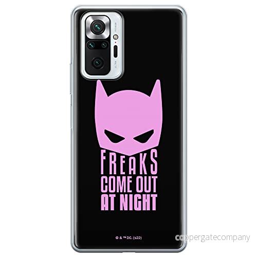 ERT GROUP mobiltelefonfodral för Xiaomi REDMI NOTE 10 PRO originalt och officiellt licensierat DC mönster Batman 052 optimalt anpassad till formen på mobiltelefonen, fodral tillverkad av TPU plast 5905131546470