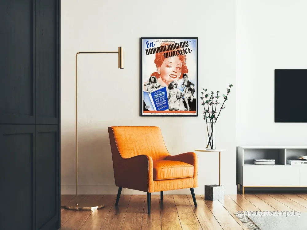 Vintageposter En Kammarjungfrus Memorer för väggdekoration klassisk film - Bild 2