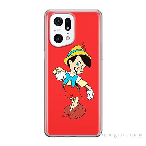 ERT GROUP mobiltelefonfodral för Oppo FIND X5 PRO originalt och officiellt licensierat Disney mönster Pinocchio 001 optimalt anpassad till formen på mobiltelefonen, fodral tillverkad av TPU plast 5905511411718