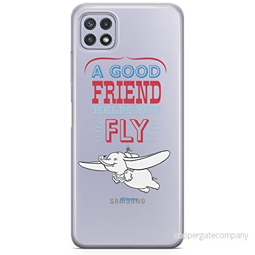 ERT GROUP mobiltelefonfodral för Samsung A22 5G originalt och officiellt licensierat Disney mönster Dumbo 004 optimalt anpassad till formen på mobiltelefonen, gedeeltelijk transparant 5903932801927