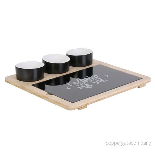 Cook Concept Ka4594 bambu bricka med bräda och fat X3 bordsservice korg 3664944211570