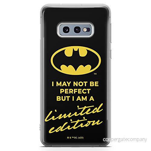 ERT GROUP mobiltelefonfodral för Samsung S10e originalt och officiellt licensierat DC mönster Batman 062 optimalt anpassad till formen på mobiltelefonen, fodral tillverkad av TPU plast 5905131516541