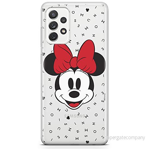 ERT GROUP mobiltelefonfodral för Samsung A73 5G originalt och officiellt licensierat Disney mönster Minnie 056 optimalt anpassad till formen på mobiltelefonen, gedeeltelijk transparant 5904805512506