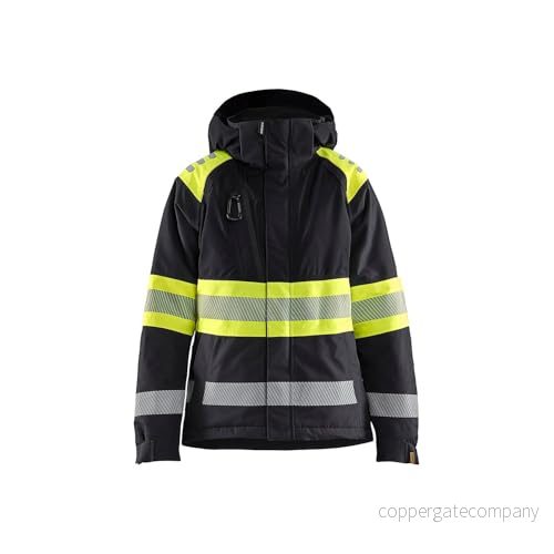 VINTERJACKA 4470 1977 VARSEL DAM SVART/VARSELGUL XXXL Beijerbygg Byggmaterial 7330509849668