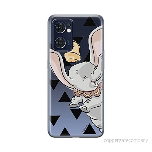 ERT GROUP mobiltelefonfodral för Oppo RENO 7 5G originalt och officiellt licensierat Disney mönster Dumbo 001 optimalt anpassad till formen på mobiltelefonen, gedeeltelijk transparant 5905511304324