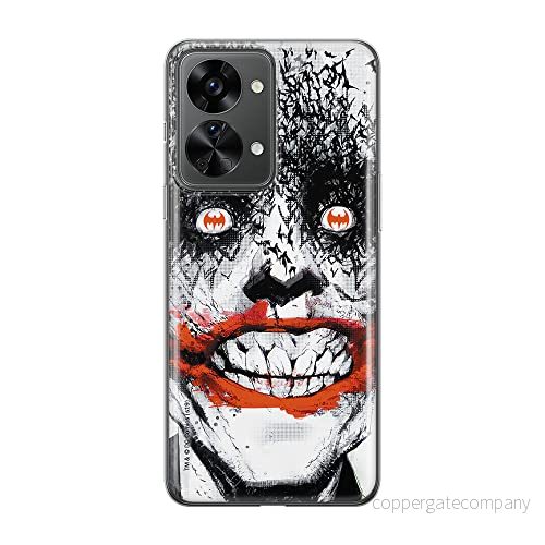 ERT GROUP mobiltelefonfodral för Oneplus NORD 2T 5G originalt och officiellt licensierat DC mönster Joker 007 optimalt anpassad till formen på mobiltelefonen, fodral tillverkad av TPU plast 5905511279691