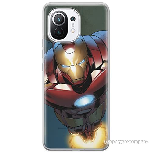 ERT GROUP mobiltelefonfodral för Xiaomi 11 originalt och officiellt licensierat Marvel mönster Iron Man 017 optimalt anpassad till formen på mobiltelefonen, fodral tillverkad av TPU plast 5903537118130
