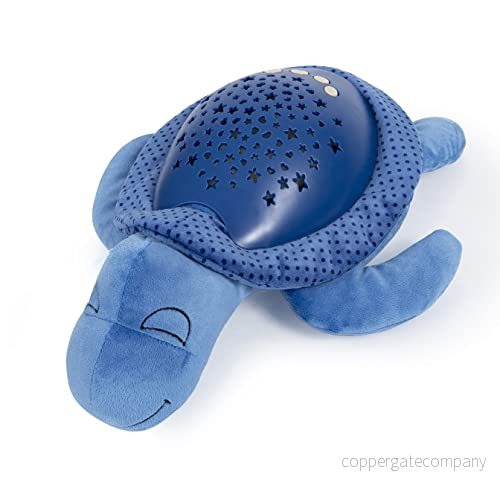 Bayer Design 69501AA nattlampa med stjärnor och musik, plysch ljus Sonni Sköldpadda 4003336695014
