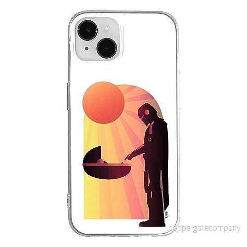ERT GROUP mobiltelefonfodral för Iphone 14 originalt och officiellt licensierat Star Wars mönster Baby Yoda 031 optimalt anpassad till formen på mobiltelefonen, fodral tillverkad av TPU plast 5905511753214