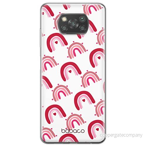 ERT GROUP mobiltelefonfodral för Xiaomi POCOPHONE X3 originalt och officiellt licensierat Babaco mönster Rainbow 001 optimalt anpassad till formen på mobiltelefonen, gedeeltelijk transparant 5904805040566
