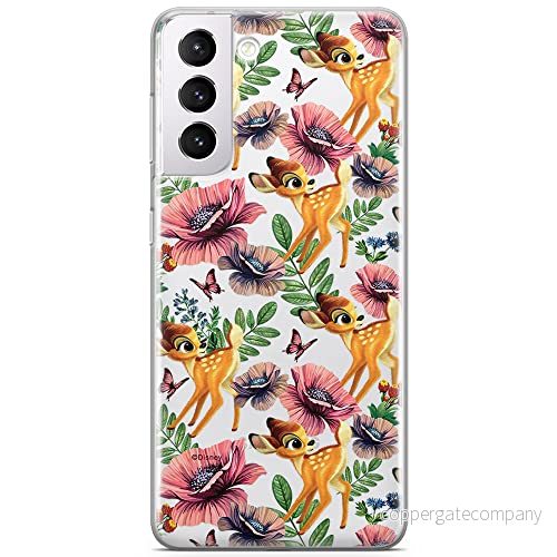 ERT GROUP mobiltelefonfodral för Samsung S21 originalt och officiellt licensierat Disney mönster Bambi 015 optimalt anpassad till formen på mobiltelefonen, gedeeltelijk transparant 5904805376382