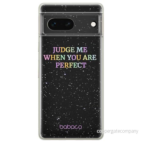 ERT GROUP mobiltelefonfodral för Google PIXEL 7 originalt och officiellt licensierat Babaco mönster Judge me 002 optimalt anpassad till formen på mobiltelefonen, fodral tillverkad av TPU plast 5905795146504