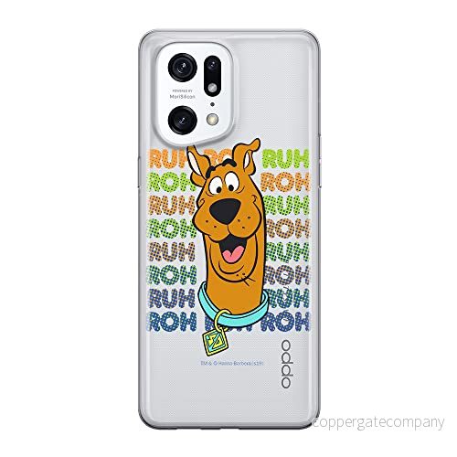 ERT GROUP mobiltelefonfodral för Oppo FIND X5 PRO originalt och officiellt licensierat Scooby Doo mönster 003 optimalt anpassad till formen på mobiltelefonen, gedeeltelijk transparant 5905511407292