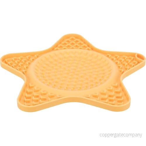 Trixie Lick'n'Snack mat, silicone, 23.5 cm, yellow 4047974349823